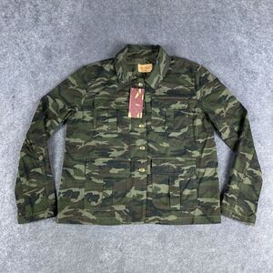 Driftwood Jacket Womens Large Green‎ Camo Military Field Canvas Utility